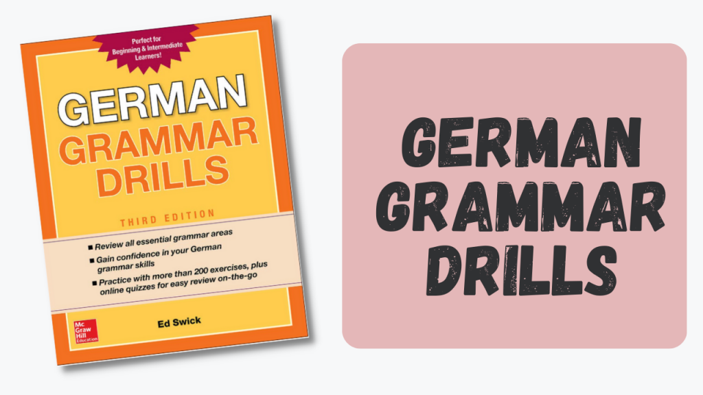 German textbooks: German Grammar Drills